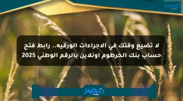لا تضيع وقتك في الإجراءات الورقية.. رابط فتح حساب بنك الخرطوم أونلاين بالرقم الوطني 2025